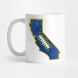 California Football, Retro - White Mug